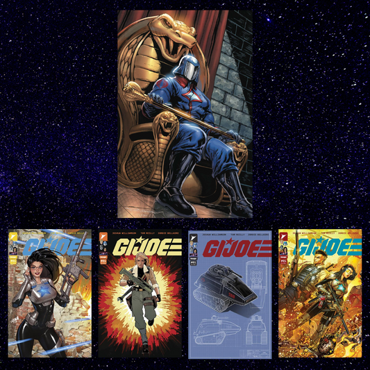 G.I. Joe #1 Tyler Kirkham Virgin Foil Exclusive [Ltd 1000] w/ 1:10, 1:25, 1:50, 1:100 Ratios