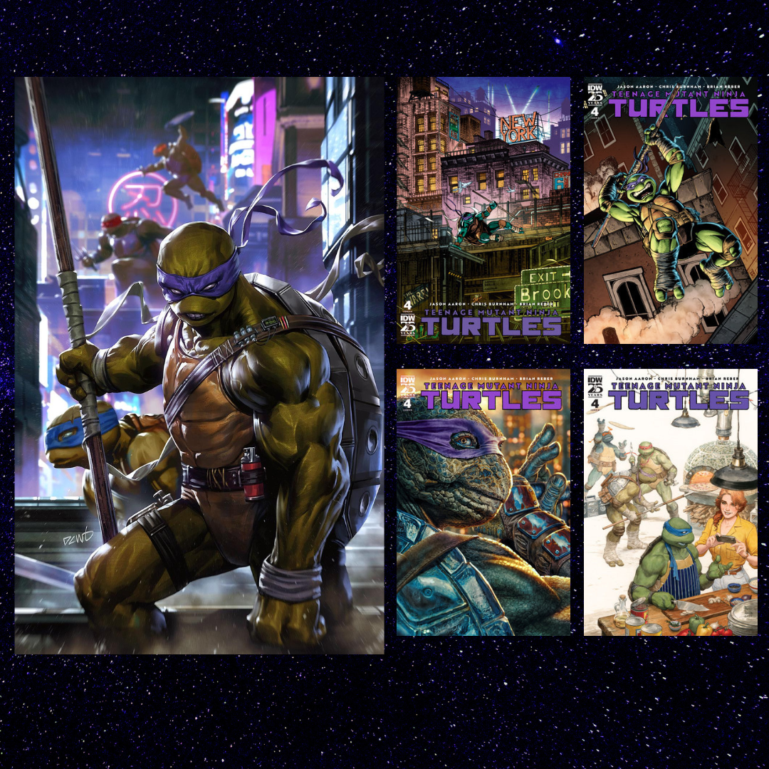 Teenage Mutant Ninja Turtles #4 Chew Exclusive + Ratio Bundle (1:25, 1:50, 1:75, 1:100)